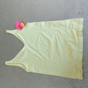 SPANX NWT Tank Top Reversible Neckline Large Limeade